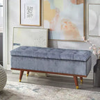 Tate Storage Ottoman/Bench Chenille - angelo:HOME
