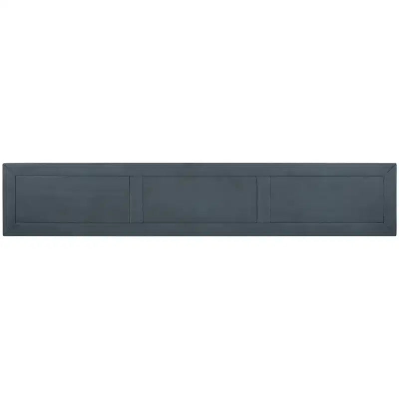Console rustique de 60 L avec deux tiroirs de tailles différentes et étagère inférieure - ModernLuxe