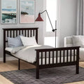 Twin Wood Platform Bed with Headboard and Footboard-ModernLuxe