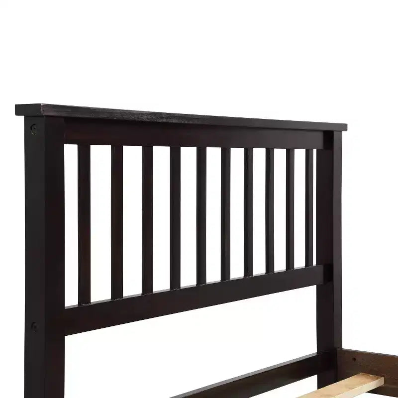 Lit plateforme double en bois avec tête et pied de lit - ModernLuxe