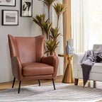 Fauteuil classique Harpocrates à dossier haut et garniture cloutée | ART OF LIVING DESIGNS