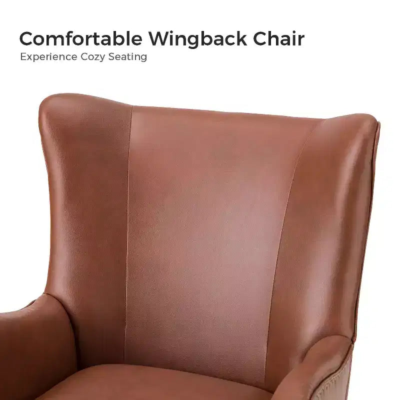 Fauteuil classique Harpocrates à dossier haut et garniture cloutée | ART OF LIVING DESIGNS