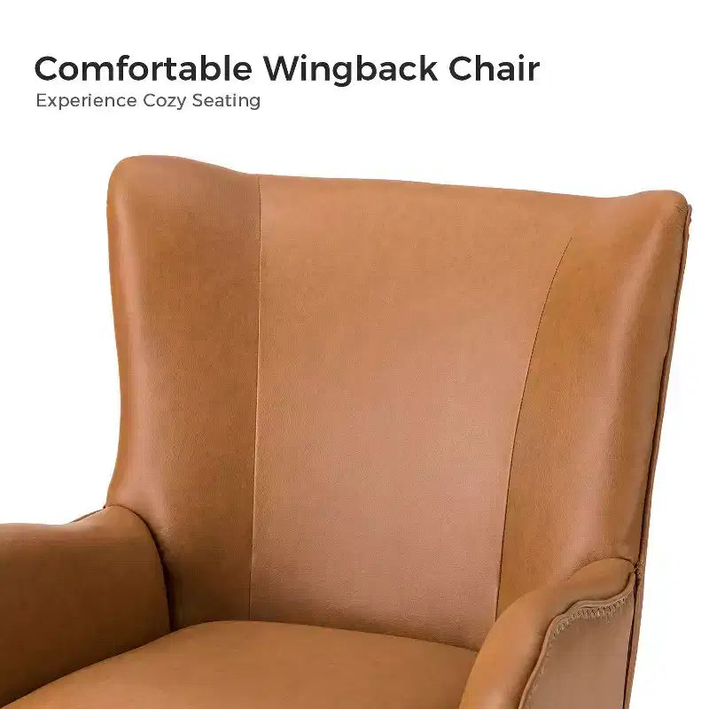 Fauteuil classique Harpocrates à dossier haut et garniture cloutée | ART OF LIVING DESIGNS