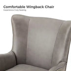 Fauteuil classique Harpocrates à dossier haut et garniture cloutée | ART OF LIVING DESIGNS