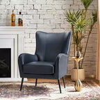 Fauteuil classique Harpocrates à dossier haut et garniture cloutée | ART OF LIVING DESIGNS