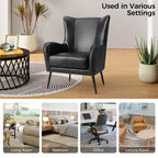Fauteuil classique Harpocrates à dossier haut et garniture cloutée | ART OF LIVING DESIGNS