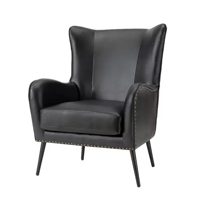 Fauteuil classique Harpocrates à dossier haut et garniture cloutée | ART OF LIVING DESIGNS