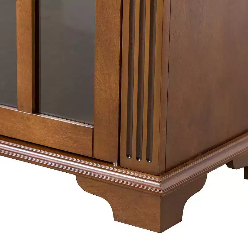 Meuble TV de salon Cedric pour téléviseurs jusqu'à 65 pouces avec 2 tiroirs et étagère | KARAT HOME