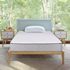 Matelas en mousse haute densité Continental Sleep, ferme moyen, à plateau non capitonné, de 8 pouces.