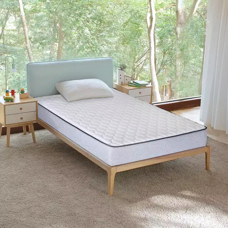 Matelas en mousse haute densité Continental Sleep, ferme moyen, à plateau non capitonné, de 8 pouces.