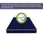 Continental Sleep, matelas imperméable double face 8 pouces en vinyle à plateau serré, fermeté moyenne,