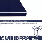 Continental Sleep, matelas imperméable double face 8 pouces en vinyle à plateau serré, fermeté moyenne,