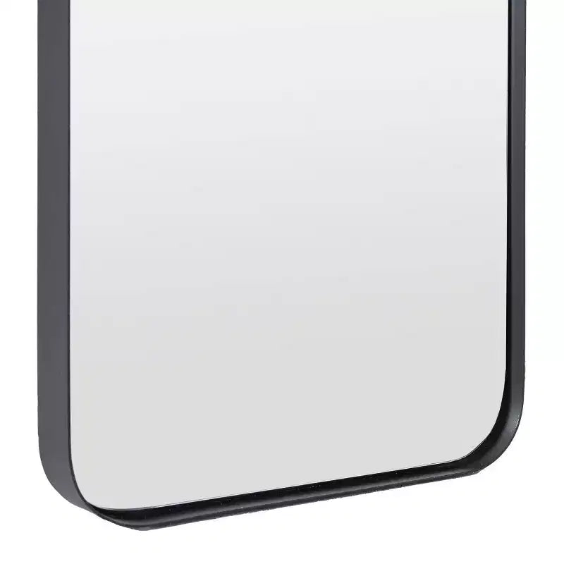 Miroir mural rectangulaire en métal à cadre fin Olivia & May