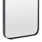Miroir mural rectangulaire en métal à cadre fin Olivia & May
