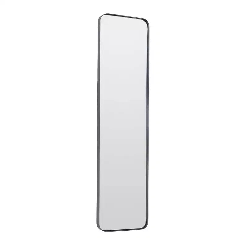 Miroir mural rectangulaire en métal à cadre fin Olivia & May