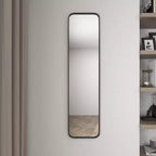 Miroir mural rectangulaire en métal à cadre fin Olivia & May