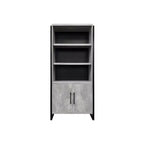 78 Mason Modern Wood Laminate Bookcase with Doors - Martin Furniture