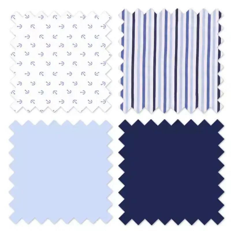Bacati - Panier à linge Little Sailor avec cadre en bois