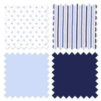 Bacati - Panier à linge Little Sailor avec cadre en bois