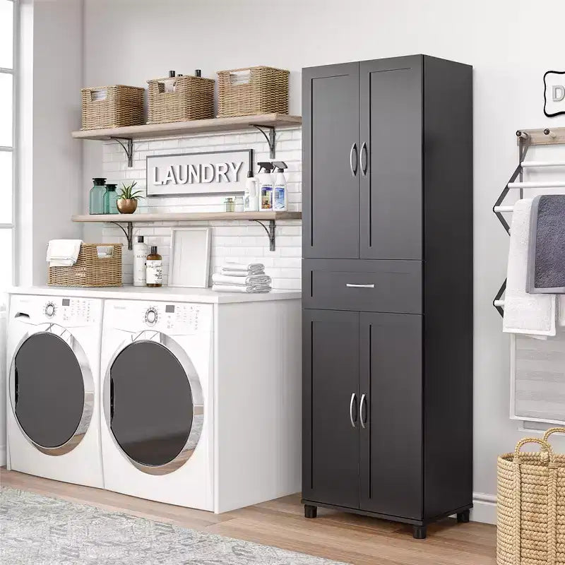 Meuble de rangement encadré avec lavabo et tiroir RealRooms
