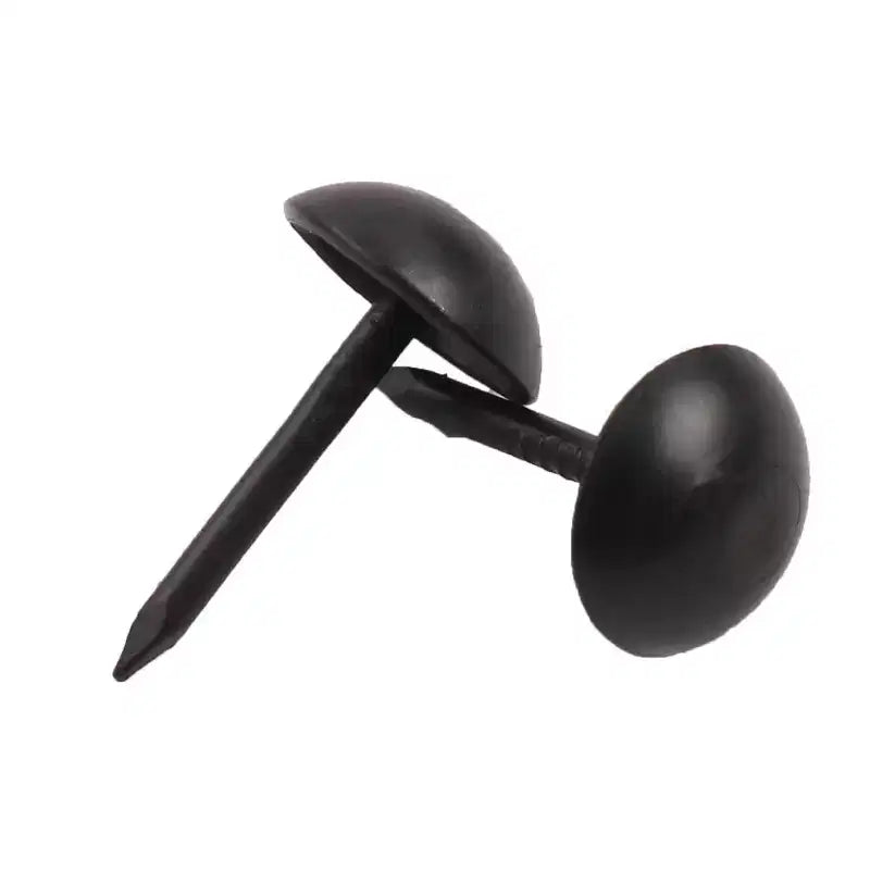 Clous de Tapissier Ronds à Tête Métallique pour Canapé Table Unique Bargains 0,28 x 0,5 Noir 200 Pièces