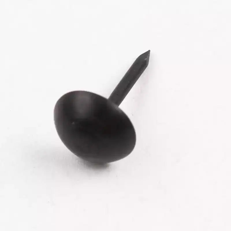 Clous de Tapissier Ronds à Tête Métallique pour Canapé Table Unique Bargains 0,28 x 0,5 Noir 200 Pièces