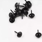 Clous de Tapissier Ronds à Tête Métallique pour Canapé Table Unique Bargains 0,28 x 0,5 Noir 200 Pièces