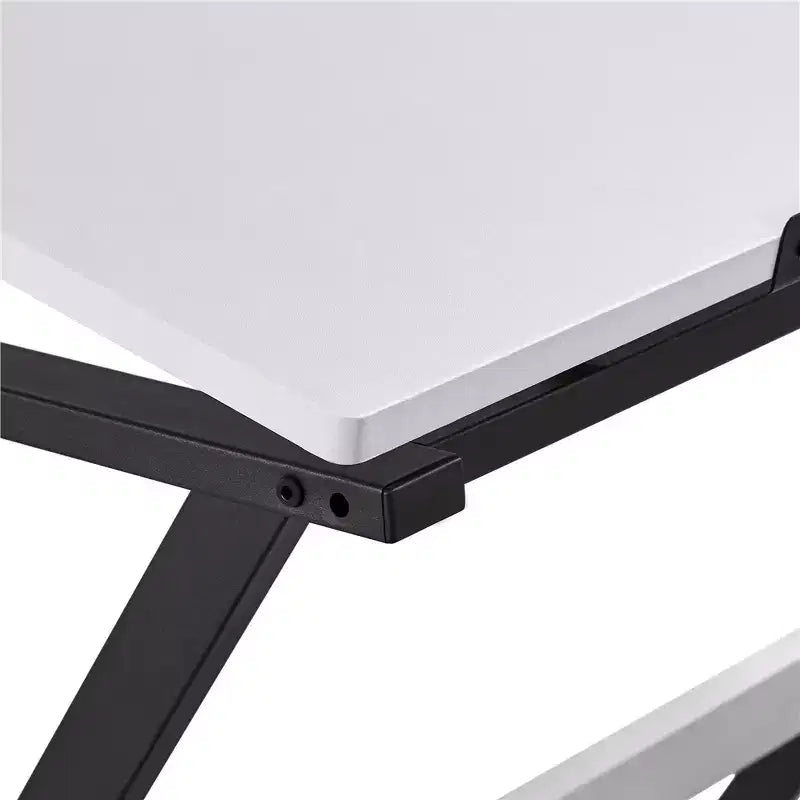 Table à dessin Yaheetech minimaliste pour artistes, plateau blanc