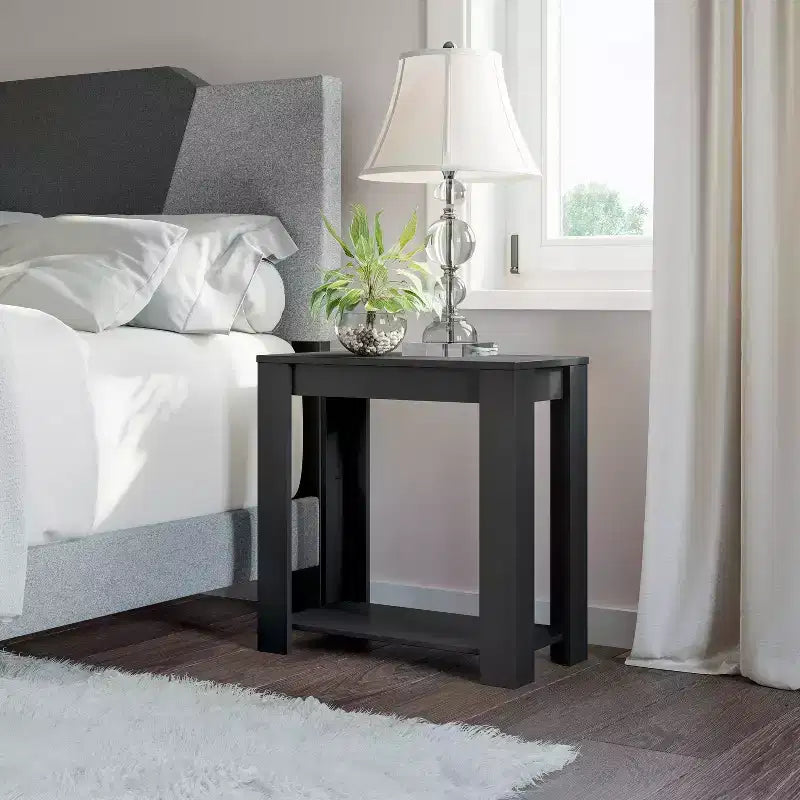 Table de chevet en bois de style artisanat de Brisbane, finition bois de grange - Boyd Sleep Eco Dream