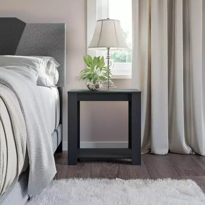 Table de chevet en bois de style artisanat de Brisbane, finition bois de grange - Boyd Sleep Eco Dream