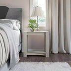 Table de chevet en bois de style artisanat de Brisbane, finition bois de grange - Boyd Sleep Eco Dream