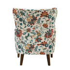 Lot de 2 fauteuils de salon confortables Nikolaus avec motif floral | ART OF LIVING DESIGNS-ROUGE