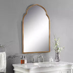 Miroir Mural Doré Kenitra 40 x 24 avec Arc Marocain Uttermost