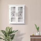 Teamson Home Delaney Armoire Murale Amovible à 2 Portes 20,5 x 24, Blanche
