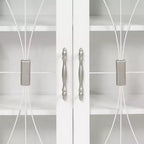 Teamson Home Delaney Armoire Murale Amovible à 2 Portes 20,5 x 24, Blanche