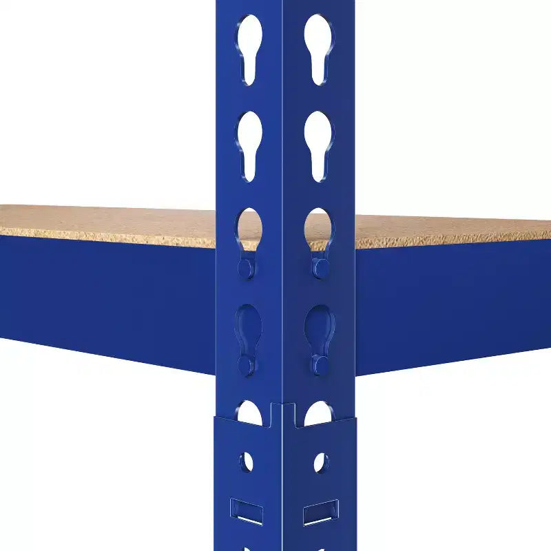 Yaheetech Étagère de rangement sans boulons à 5 niveaux Unité de rayonnage en métal