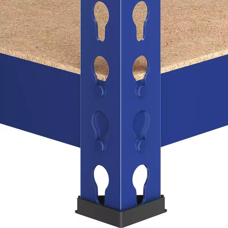 Yaheetech Étagère de rangement sans boulons à 5 niveaux Unité de rayonnage en métal