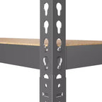 Yaheetech Étagère de rangement sans boulons à 5 niveaux Unité de rayonnage en métal