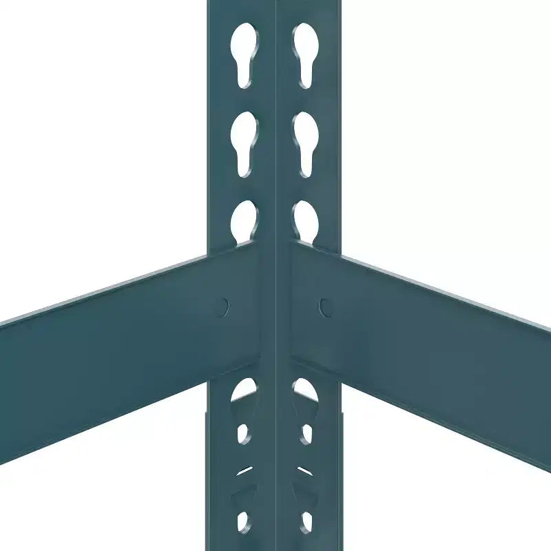 Yaheetech Étagère de rangement sans boulons à 5 niveaux Unité de rayonnage en métal