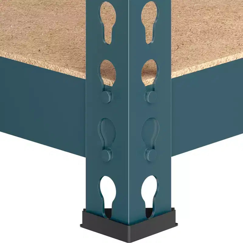 Yaheetech Étagère de rangement sans boulons à 5 niveaux Unité de rayonnage en métal