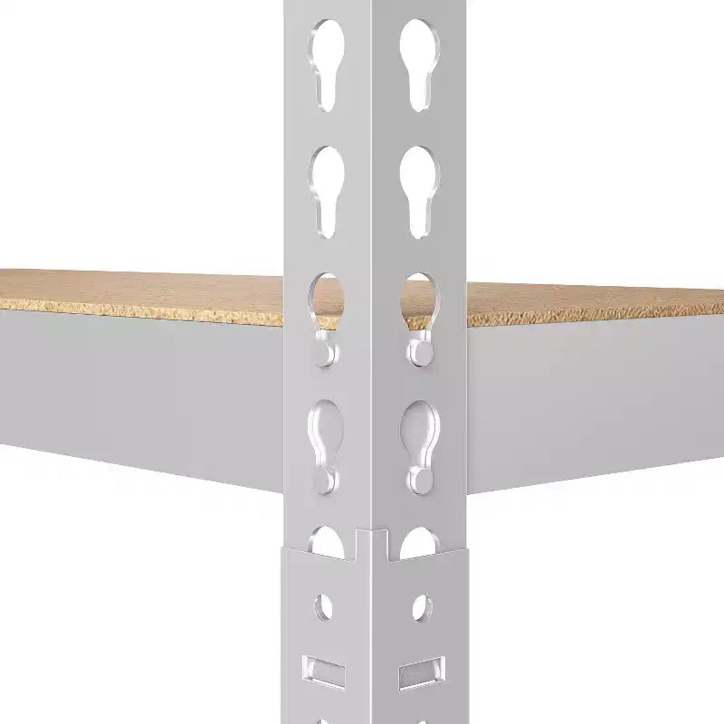 Yaheetech Étagère de rangement sans boulons à 5 niveaux Unité de rayonnage en métal