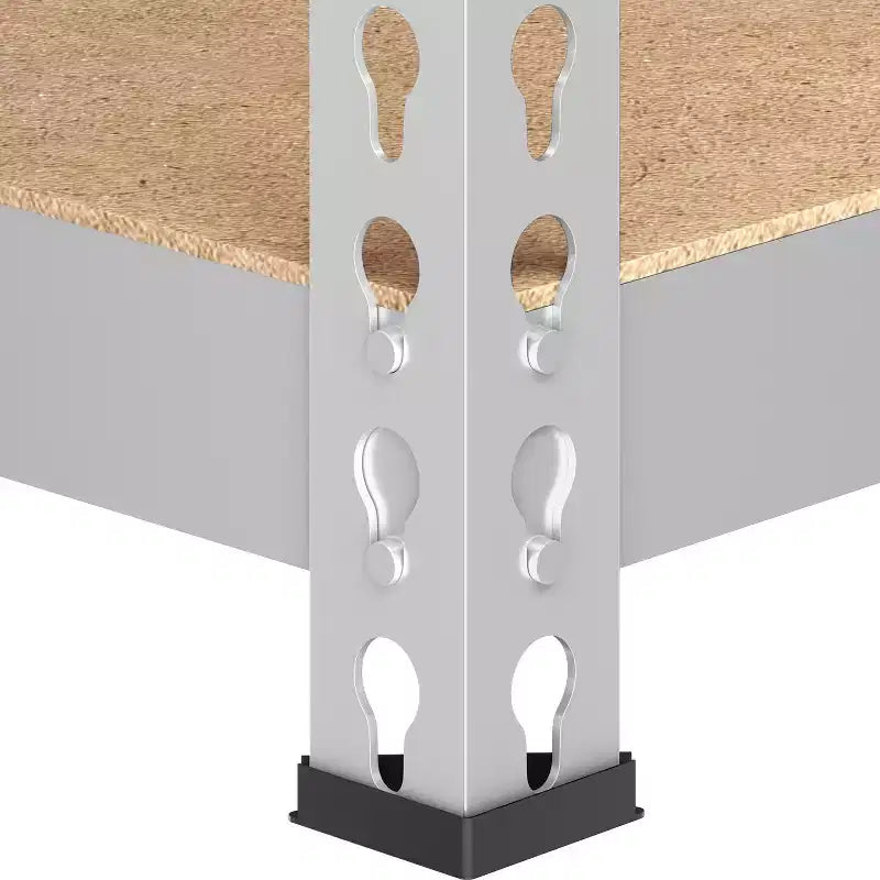 Yaheetech Étagère de rangement sans boulons à 5 niveaux Unité de rayonnage en métal