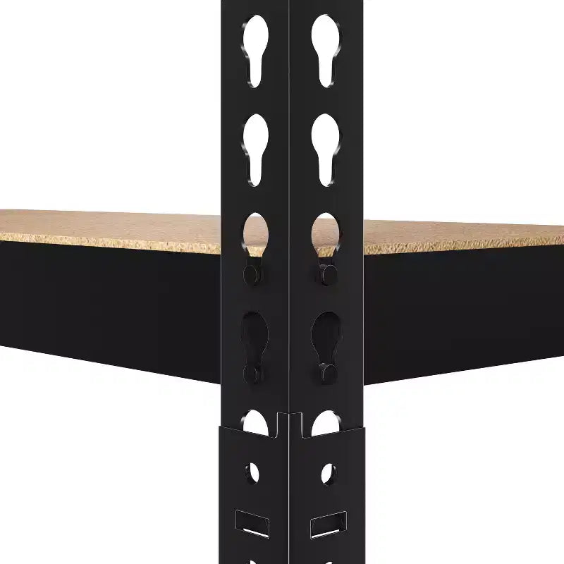 Yaheetech Étagère de rangement sans boulons à 5 niveaux Unité de rayonnage en métal