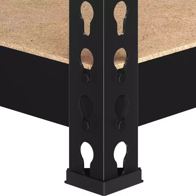 Yaheetech Étagère de rangement sans boulons à 5 niveaux Unité de rayonnage en métal