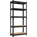 Yaheetech 5 Tiers Boltless Storage Shelf Metal Shelving Unit