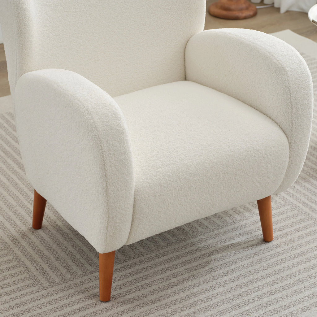 Fauteuil d'appoint moderne de luxe à dossier haut, fauteuil club, canapé individuel
