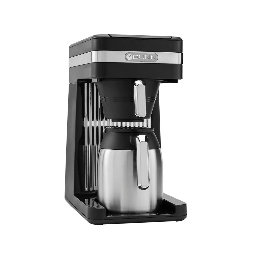 BUNN Speed Brew CSB3T Cafetière 10 tasses noire/argent