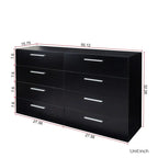 Commode double à 8 tiroirs compacte