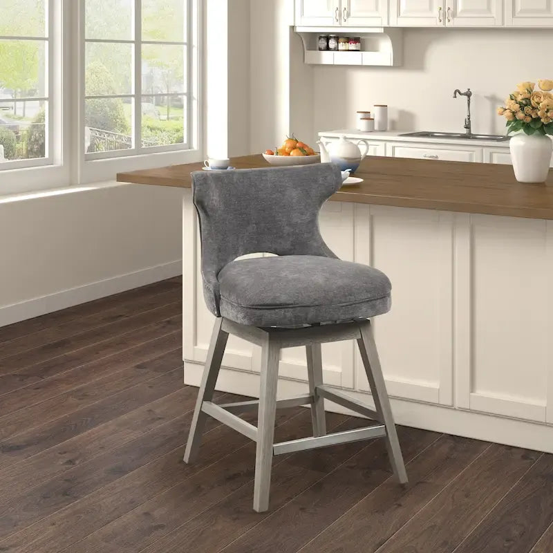 Tabouret de comptoir pivotant à 360 degrés Madison Park Janet