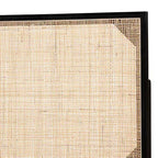 Tête de lit bali & pari en bois de bayur et rotin naturel Reine Aurélia
